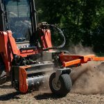 Skid Steer Soil Conditioner in Field
