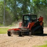 Skid Steer Soil Conditioner in Field
