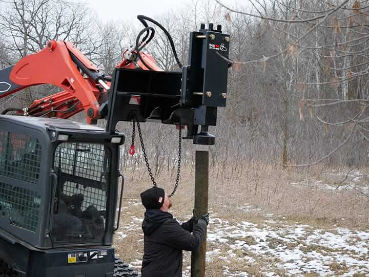 Skid Steer Post Driver