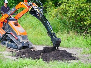 Mini Skid Steer Backhoe