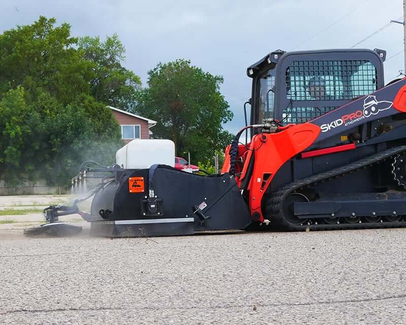 Skid Steer Pick Up Broom sweeping