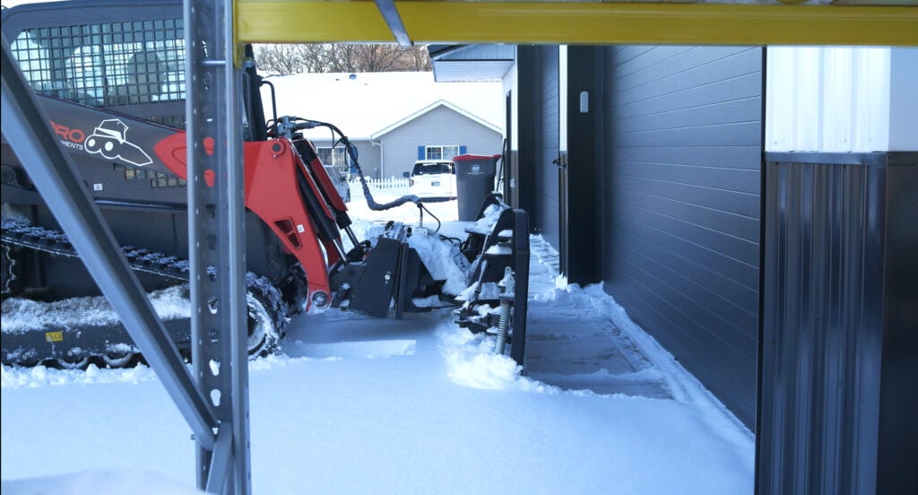 Snow blade pusher combo 1