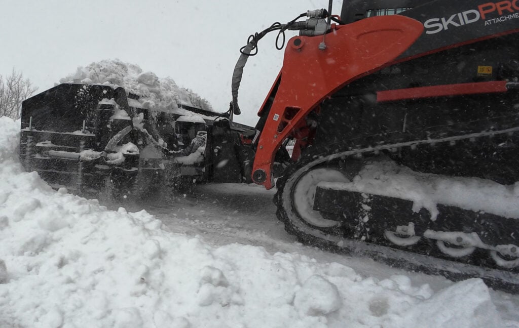 Snow blade pusher combo 10