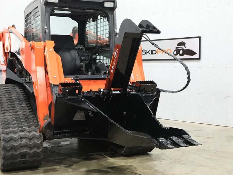 Stump Bucket Grapple Side View