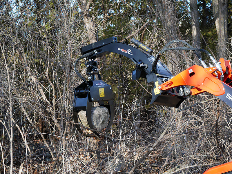 mini log grapple head