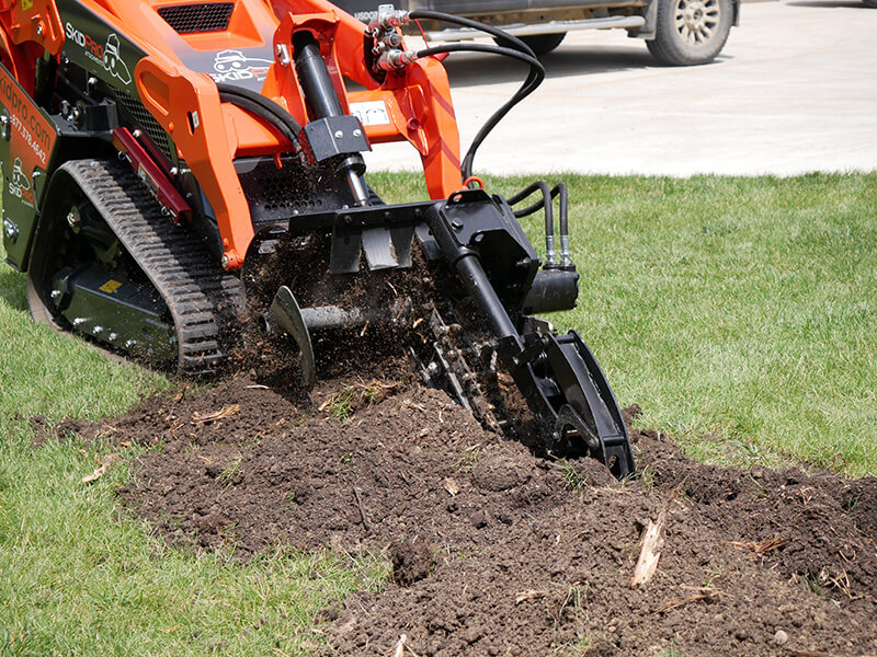 Mini Skid Steer Trencher
