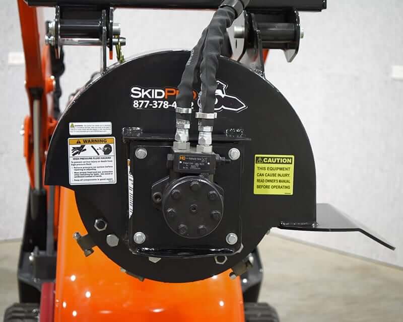 Mini Skid Stump Grinder Front