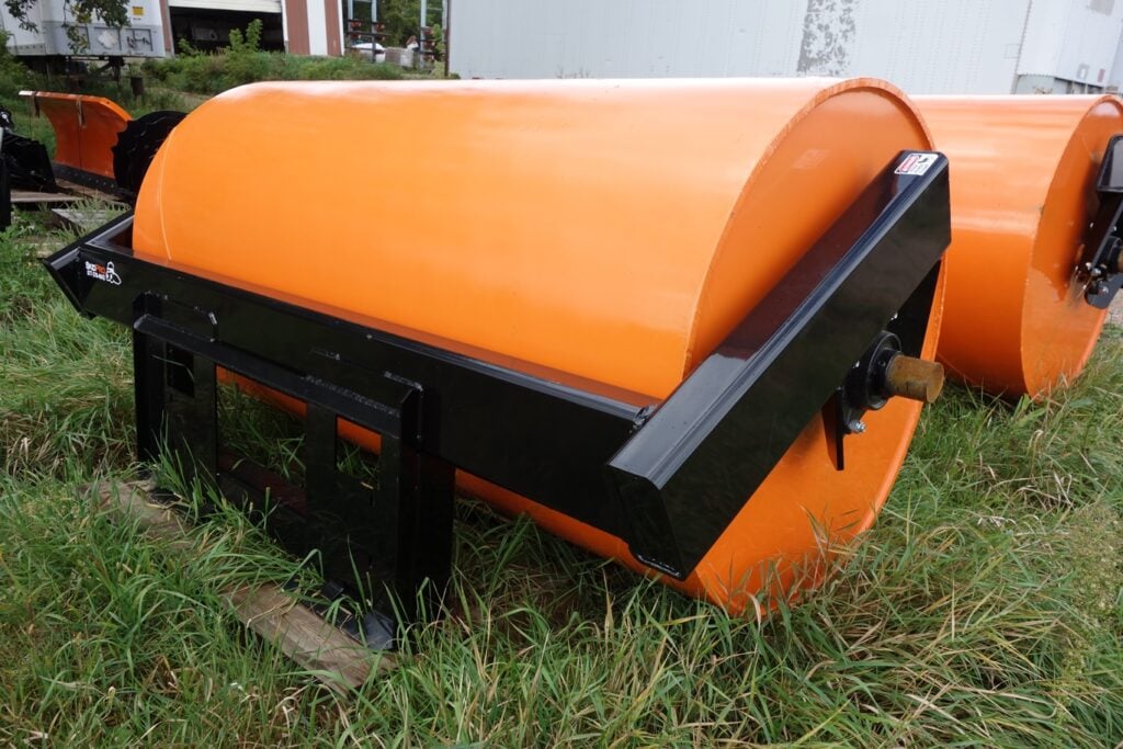 steel drum roller back