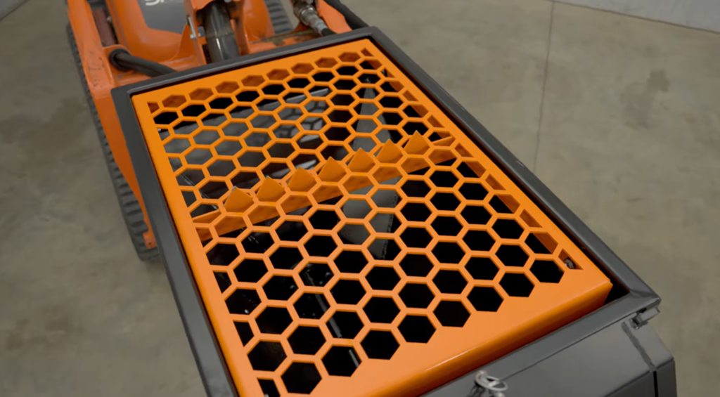 Mini Auger Mixing Bucket bag buster safety grate