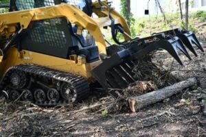 Best Skid Steer Grapples for Land Clearing and Brush Removal